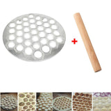 37 Holes pelmeni dumplings Tool with roller - Piroshkion3rd