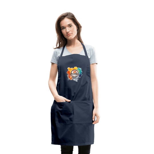 Adjustable Apron with Piroshki on 3rd logo - Piroshkion3rd